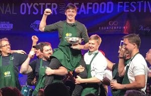 Stephen Nolan at the annual Oyster Seafood Festival